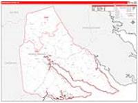 Perquimans, Nc Carrier Route Wall Map