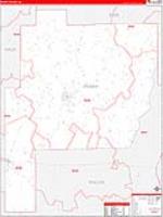 Perry, Al Carrier Route Wall Map