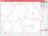 Perry, Il Carrier Route Wall Map