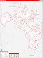 Perry, Ky Carrier Route Wall Map