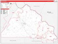 Perry, Mo Carrier Route Wall Map