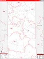Perry, Ms Carrier Route Wall Map