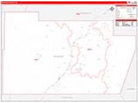 Pershing, Nv Carrier Route Wall Map