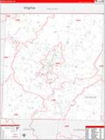 Person, Nc Carrier Route Wall Map