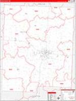 Pettis, Mo Carrier Route Wall Map