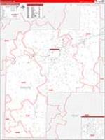 Phelps, Mo Carrier Route Wall Map