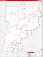 Phillips, Ar Carrier Route Wall Map