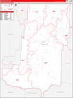 Phillips, Mt Carrier Route Wall Map