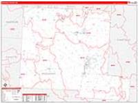 Pickaway, Oh Carrier Route Wall Map