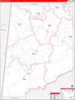 Pickens, Al Carrier Route Wall Map