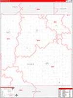 Pierce, Ne Carrier Route Wall Map