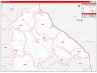 Pike, Mo Carrier Route Wall Map