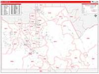 Pinal, Az Carrier Route Wall Map
