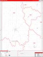Pipestone, Mn Carrier Route Wall Map