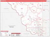 Platte, Mo Carrier Route Wall Map
