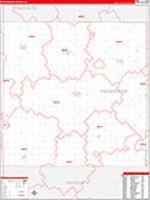 Pocahontas, Ia Carrier Route Wall Map