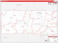 Poinsett, Ar Carrier Route Wall Map