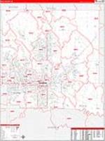 Polk, Ia Carrier Route Wall Map
