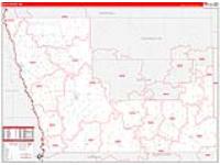 Polk, Mn Carrier Route Wall Map