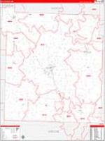 Polk, Mo Carrier Route Wall Map