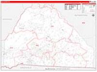Polk, Nc Carrier Route Wall Map