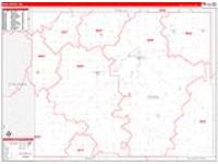Pope, Mn Carrier Route Wall Map