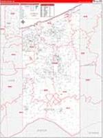 Porter, In Carrier Route Wall Map