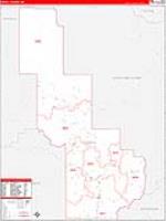 Powell, Mt Carrier Route Wall Map