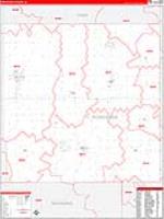 Poweshiek, Ia Carrier Route Wall Map