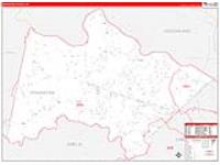 Powhatan, Va Carrier Route Wall Map