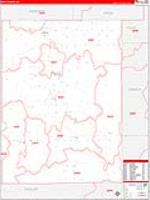 Price, Wi Carrier Route Wall Map