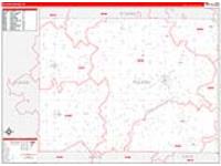 Pulaski, In Carrier Route Wall Map