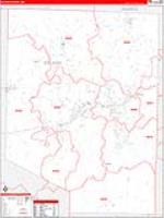 Pulaski, Mo Carrier Route Wall Map