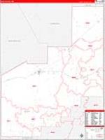 Quay, Nm Carrier Route Wall Map