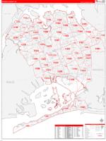 Queens, Ny Wall Map