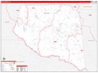 Rains, Tx Carrier Route Wall Map