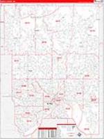Ramsey, Mn Carrier Route Wall Map