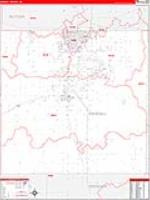Randall, Tx Carrier Route Wall Map