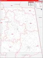 Randolph, Al Carrier Route Wall Map
