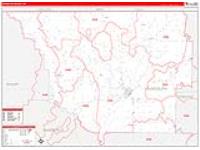 Randolph, Ar Carrier Route Wall Map