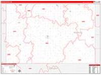 Ransom, Nd Carrier Route Wall Map