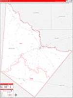 Reeves, Tx Carrier Route Wall Map