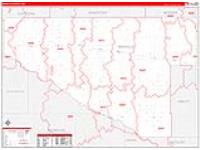 Renville, Mn Carrier Route Wall Map