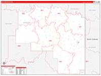 Richland, Mt Carrier Route Wall Map