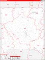 Richland, Wi Carrier Route Wall Map