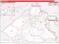 Richmond, Ga Carrier Route Wall Map