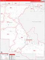 Riley, Ks Carrier Route Wall Map
