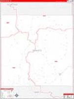 Roberts, Tx Carrier Route Wall Map