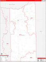 Rock, Ne Carrier Route Wall Map