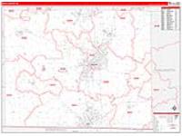 Rock, Wi Carrier Route Wall Map